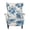 Vintage Floral Blue Beige, variant on SEANATIVE Wingback Chair Cover 2 Piece Stretch Wing Chair Slipcovers Spandex Arm Chairs Cover Stain Resistant High Back Armchair Protector for Wingback Chairs, Tropical Monstera Leaf Beige Blue