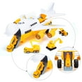 thumbnail image 4 of Car Toys Set with Transport Cargo Airplane Toys- 32.6x22.4 Inch Play Mat,6 Mini Fire Trucks/Construction Vehicle Toys,1 Large Plane,11 Road Signs,Truck Toys Gift for 3 4 5 6 Years Old Boys Kids, 4 of 7
