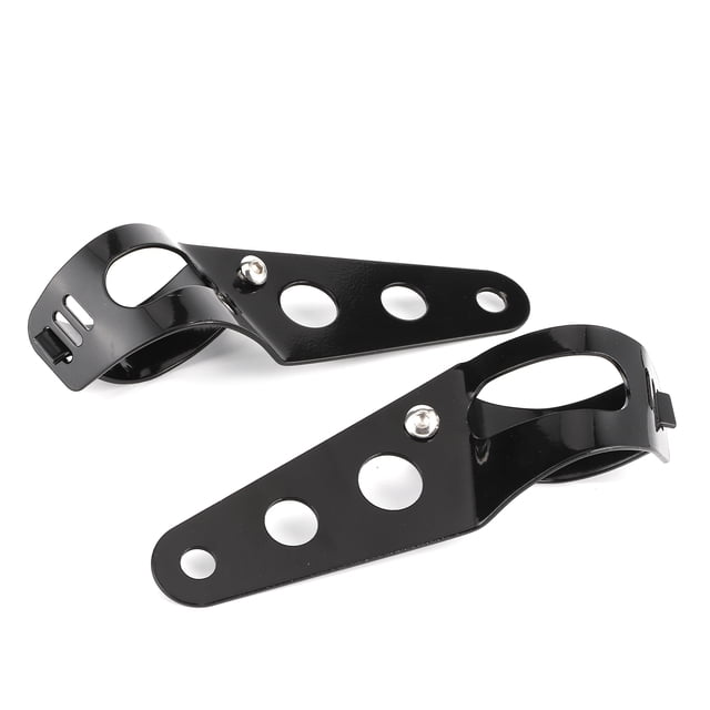 Headlight Mount Bracket, Mounting Hole 3/8 In Headlight Fork Mounting Holder For Various Vehicles For Motorcycles
