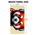 thumbnail image 5 of Orinice Red Panda Quick Dry Bath Towel 27.5x55in Ultra-Fine Fiber Beach Towel Tropical Print Non-Fading Lightweight Compact Travel Towel 55x27.5in, 5 of 7