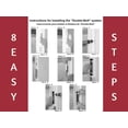 thumbnail image 5 of Cerradura de doble cerrojo CAL para puertas corredizas de vidrio - Tecnología avanzada para mantener a su familia segura - Cerradura de alta seguridad - Prácticamente a prueba de robos, 5 of 5