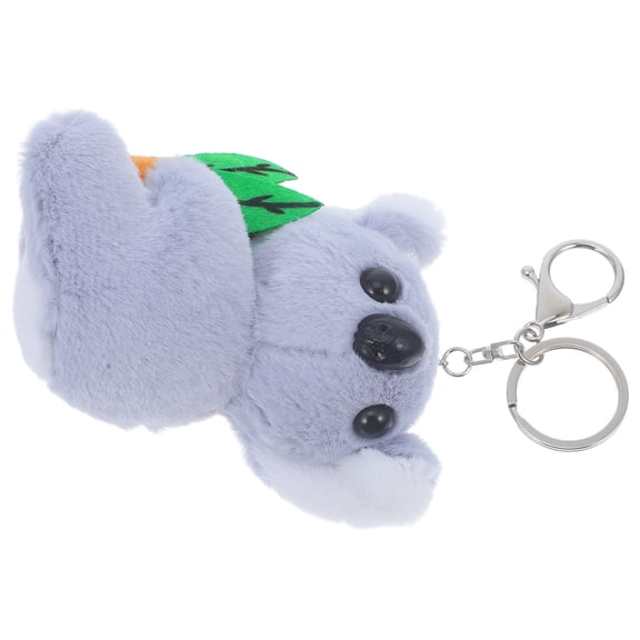 WRITWAA Koala Plush Keychain 2pcs Soft Stuffed Doll Keychains with PP Cotton and Zinc Alloy for Backpacks Car Keys