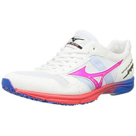 

[Mizuno] Running Shoes Wave Emperor Japan 4 Club Activities Lightweight Cushioning For Tracks of 800m or More White x Pink x Blue 24.0 cm 2E