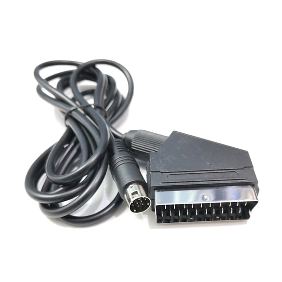 Scart Cable 1.8m SCART Cable TV AV Lead Real Scart Cable Game Replace Connect Cable for