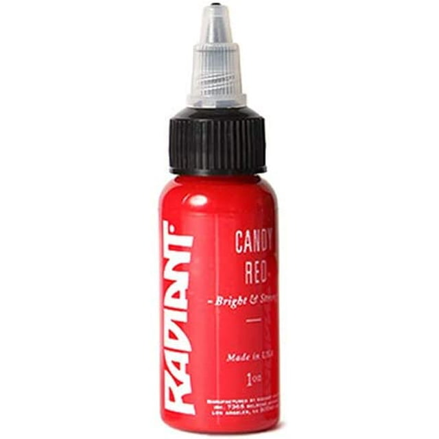 Radiant Colors Tattoo Ink - CANDY RED 1oz