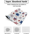 thumbnail image 2 of 4th of July Dish Drying Mat for Kitchen Counter, Super Absorbent Quick Dry Coffee Bar Mat Pad Thin Diatomaceous Sink Mat Non Slip Dish Drainer Mat 23.5x15.5 Independence Day Blue Red Star Fireworks, 2 of 6