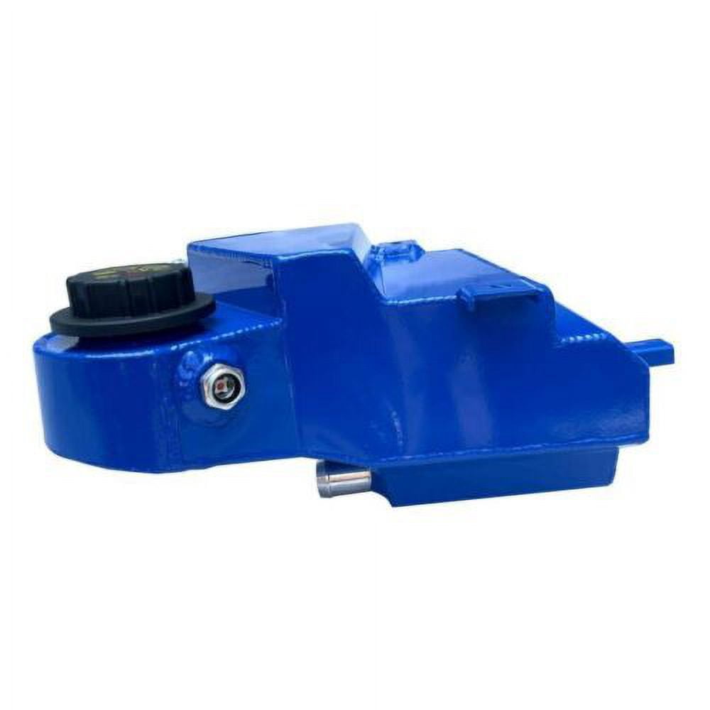 Aluminum Coolant Reservoir Expansion Tank Replacement fit For Ford F-250 F-350 6.0L Powerstroke Diesel 2003-2007 Blue