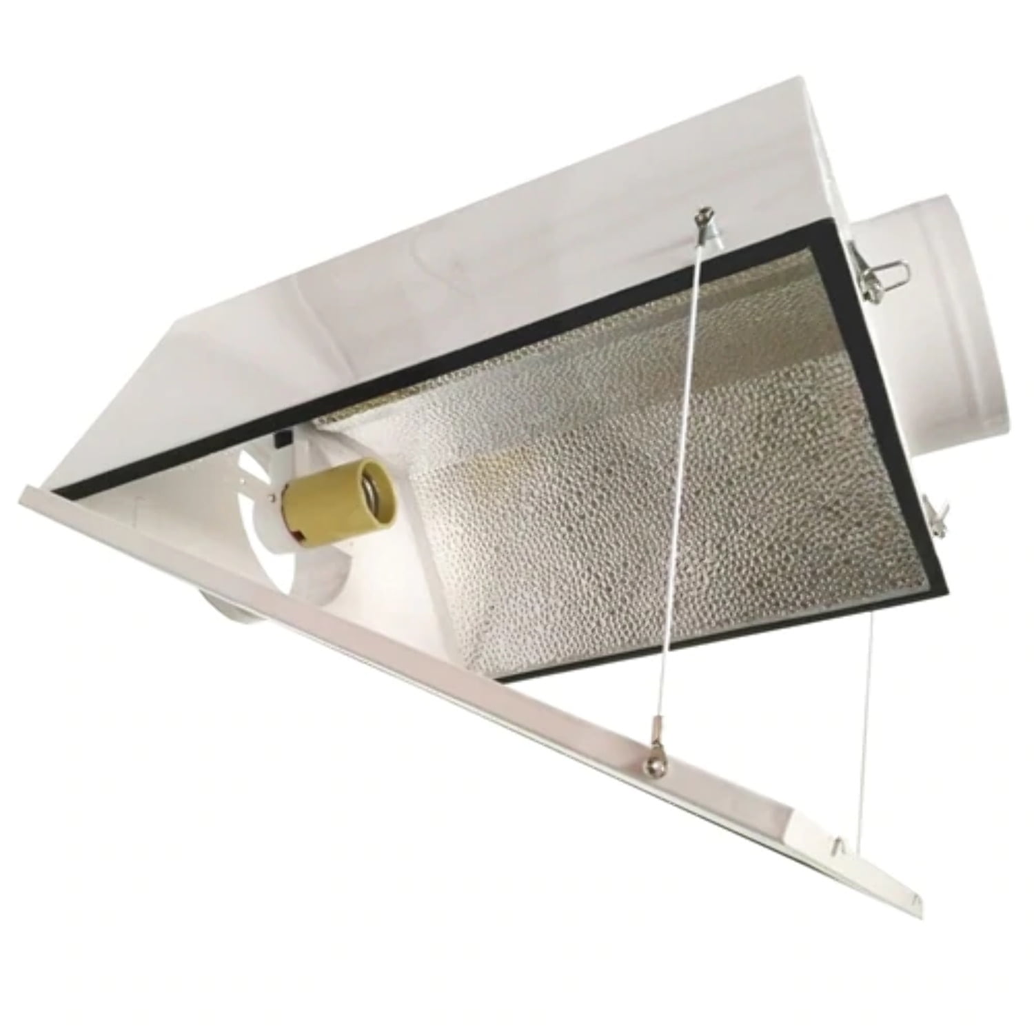 Hydro Crunch Large Air Cooled with Duct Glass Panel Grow Light Reflector - Walmart.com