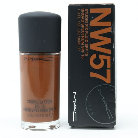 Mac Studio Fix Fluid Foundation Spf 15 NW57 1.0oz/30ml New With Box