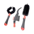 thumbnail image 1 of OULII 3Pack Cleaner Brush Kit Ergonomic Handle for Cycling Maintenance, 1 of 8