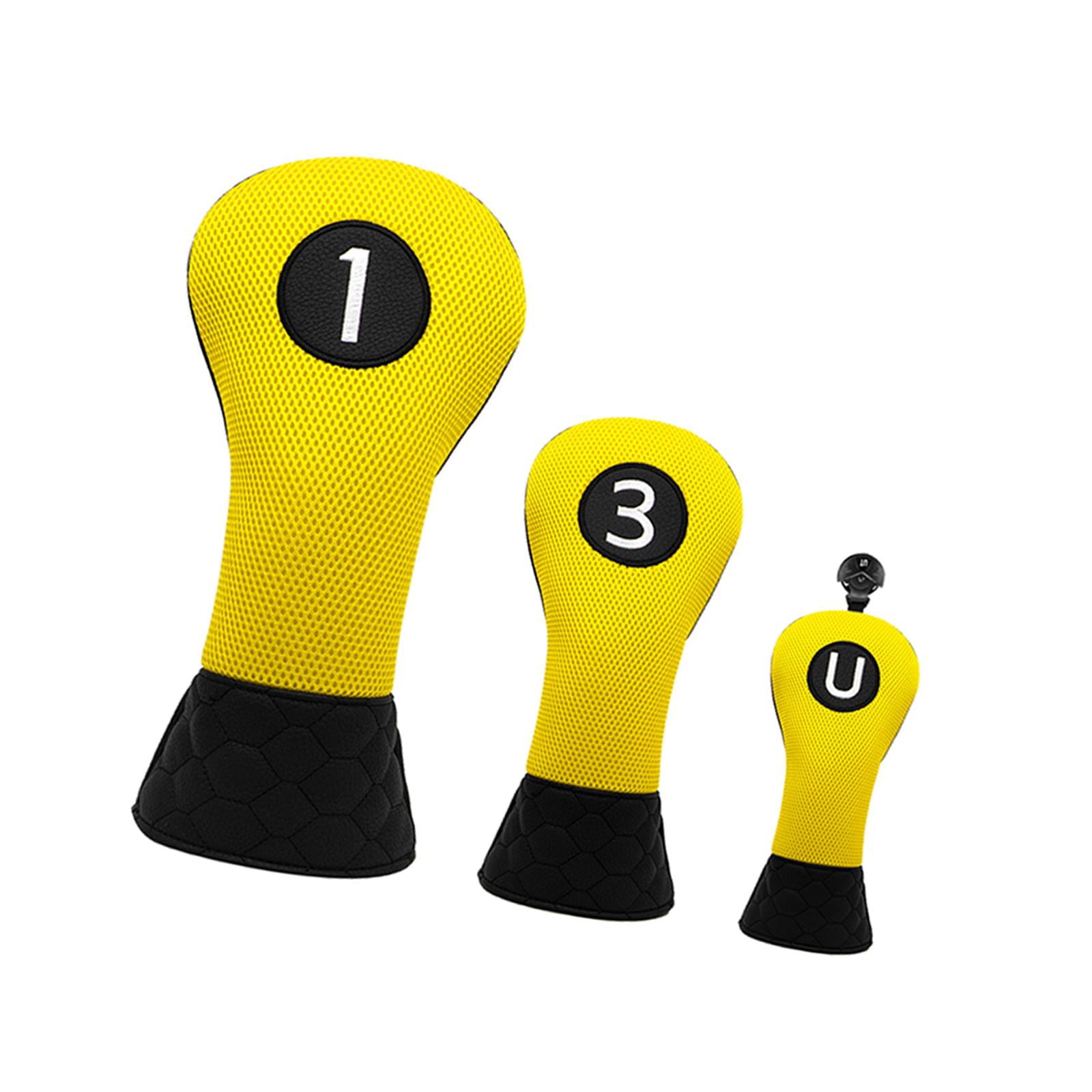 DimyFew Golf Wood Headcovers Golf Wood Head Covers Golf Driver Headcover Golf Club Head 1 3 U