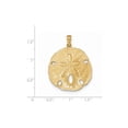 thumbnail image 2 of 14k Yellow Gold Sand Dollar Pendant, 2 of 2