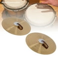 thumbnail image 4 of Hand Cymbal, Hand Cymbal Percussion Instrument 1 Pair Alloy  for Performance, 4 of 7