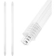 thumbnail image 1 of Earthtec 2Pcs 24 Inch Clear Replacement Bathroom Towel Bar Rod Spring Loaded End Sturdy Plastic Adjustable Wall Mount and for Kitchen Towel Storage Replacement Towel Bar for Ceramic Holder, 1 of 7