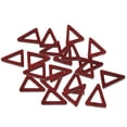 thumbnail image 1 of 20 Piezas de amulèto de Triángulo para Joyas Gloria encantos de triángulos a granel Vino rojo, 1 of 8