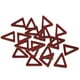 thumbnail image 1 of 20 colgantes triangulares de madera para hacer joyas, manualidades y pendientes. Vino rojo, 1 of 8