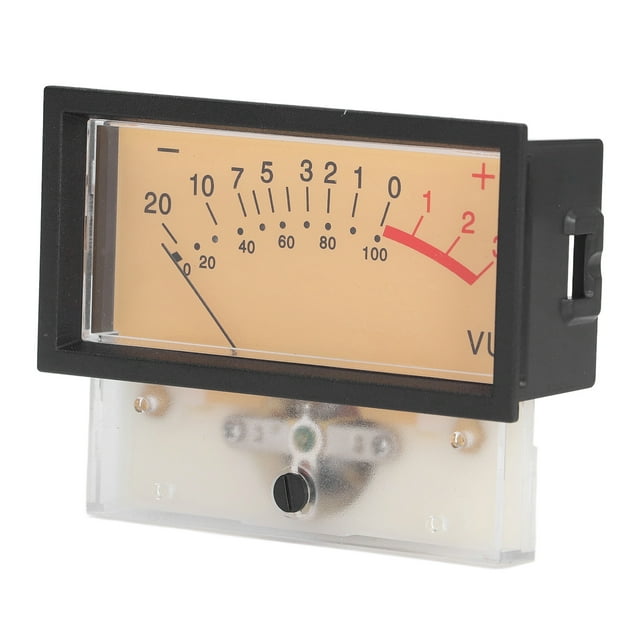 Amplificador De Tubo De Cabeza De Medidor VU De 40 MA, Descarga De Energía Plana, Alta Precisión, Alta Resistencia Interna, Evita Vibraciones Para Audio Doméstico Para Estudio