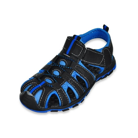 

Rugged Bear Unisex Sport Sandals (Sizes 5 - 4) - black/blue 13 youth