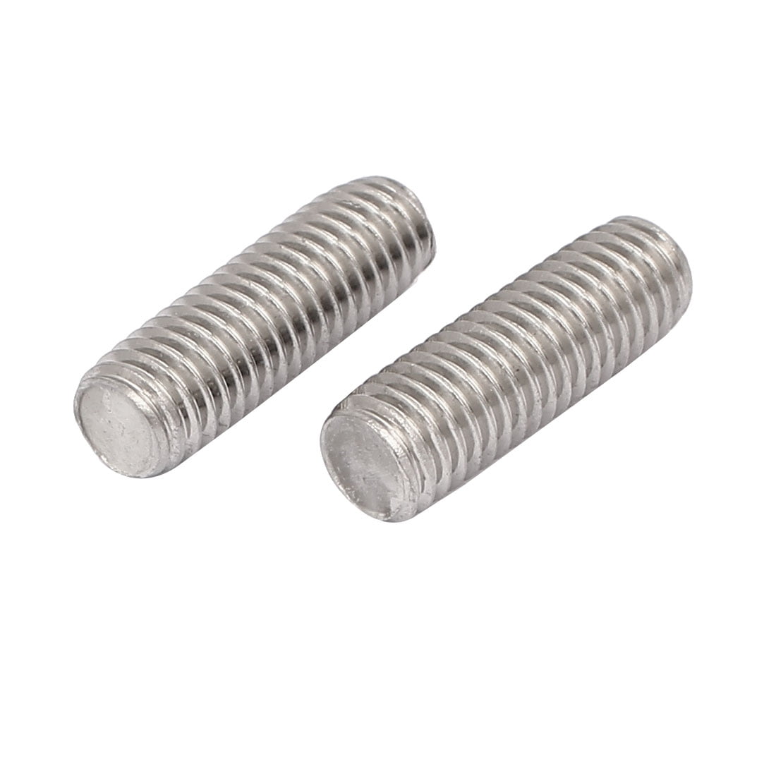 M8 x 25mm 1.25mm Pitch 304 Stainless Steel Fully Threaded Rods Bar