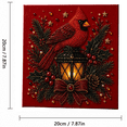 thumbnail image 2 of Framable Christmas Cardinal Pearl Bead DIY Painting Kit, Comprehensive Handmade Art Supplies Set for Creating Unique Decorative Vintage Holiday Wall Artwork, 2 of 2