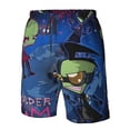 thumbnail image 5 of Invader Zim Poster Men's Beach Shorts Swim Trunks Casual Quick Dry Board Shorts Swimwear with Mesh Lined and Pockets, 5 of 8
