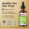 thumbnail image 6 of Liquid Collagen Peptides w/ Lions Mane Mushroom, Elderberry & L-Theanine – High Potency/Absorption Formula. Hair, Skin, Nail + Joint Support. Fight Brain Fog & Boost Immunity – Collagen Mojo - 2 oz., 6 of 9