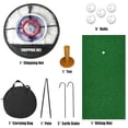 thumbnail image 2 of Combo de Filet de Frappe de Golf Pop-Up avec Tapis de Frappe de Golf Intérieur Jardin Cible d'Entraînement de Golf avec 5 Balles, 2 of 8