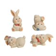 thumbnail image 2 of 4 figuras de animales para decoración de interiores de coche, salpicadero, estatuas Beige, 2 of 8