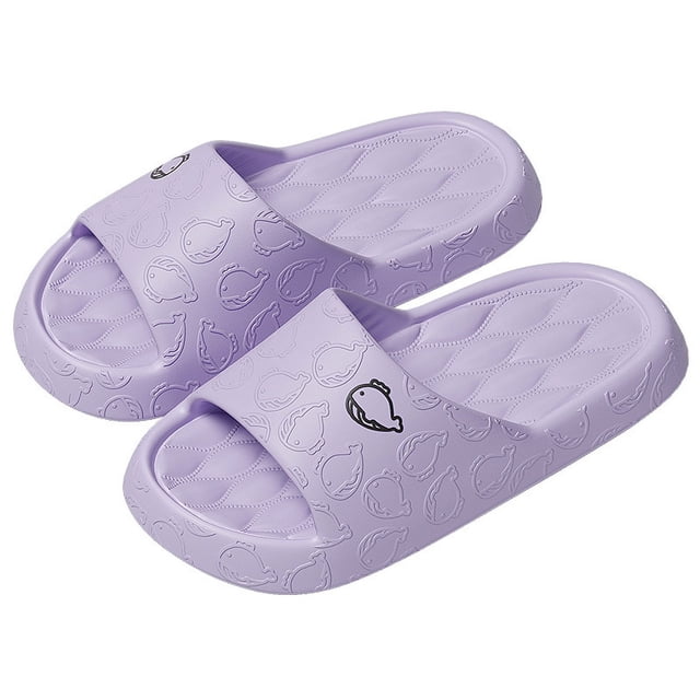 Zapatillas de mujer de verano para interior de casa, baño, antideslizantes, de goma eva, para uso exterior, sandalias para parejas para hombre