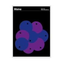 Trademark Fine Art 'Maine Wild Blueberry' Canvas Art by Print Collection - Artist