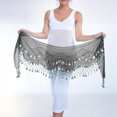 thumbnail image 5 of Bovxnpu Women Skirt Sparkly Sequin Fringe Skirt Tassel Shorts Belly Dance Skirts Festival Outfits for Women Beach Vacation Summer Outfits, 5 of 5