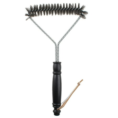 

12 Inch BBQ Wire Grill Brush Triangular Stainless Steel Practical Cleaning Tool