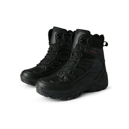 Black combat boots mens walmart discount