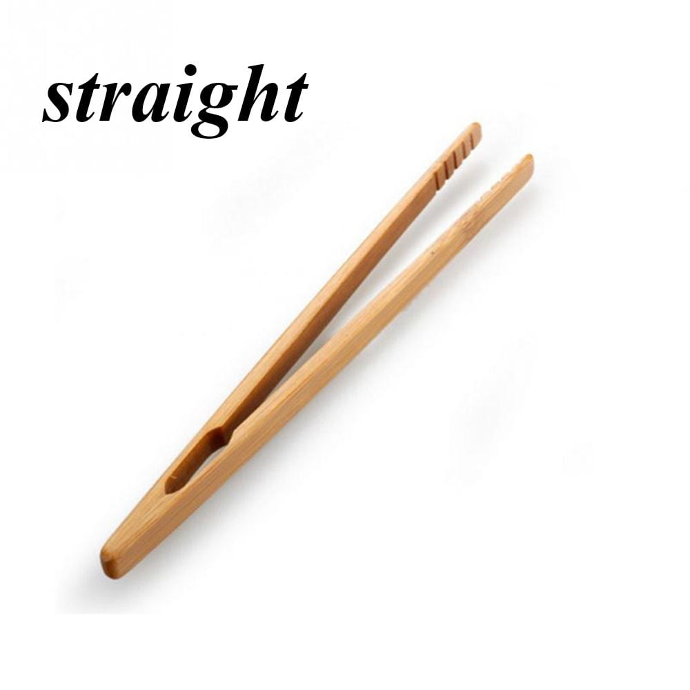 New Kitchen Tool Tong Cooking Utensil Tea Tongs Salad Clip Bamboo Wood