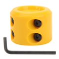 thumbnail image 1 of Winch Cable Hook Stopper Rubber Rope Line Hook Buffer with Hex Wrench for ATV UTV SUV ORV Trucks Yellow, 1 of 2