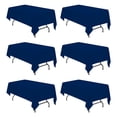 thumbnail image 1 of Mantel BRILLMAX de poliéster azul marino de 180 x 260 cm para mesa de 6 pies BRILLMAX Las Vegas Poker Chips, 1 of 7