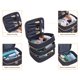 thumbnail image 2 of Bolsa de maquillaje LANDFOBO grande de 3 capas con organizador de viaje con asa, 2 of 6
