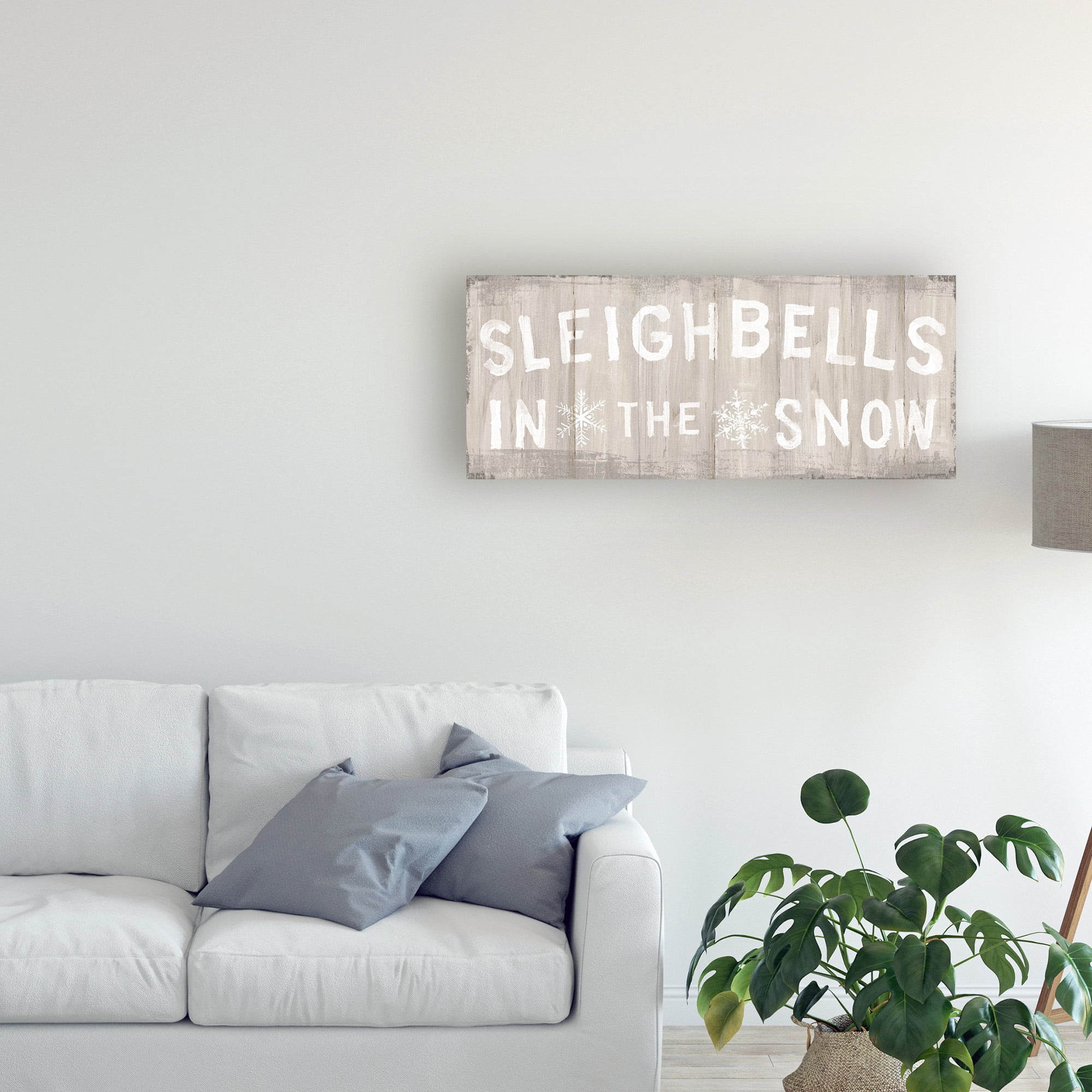Trademark Fine Art 'Woodland Holidays Sign II' Canvas Art by Danhui Nai
