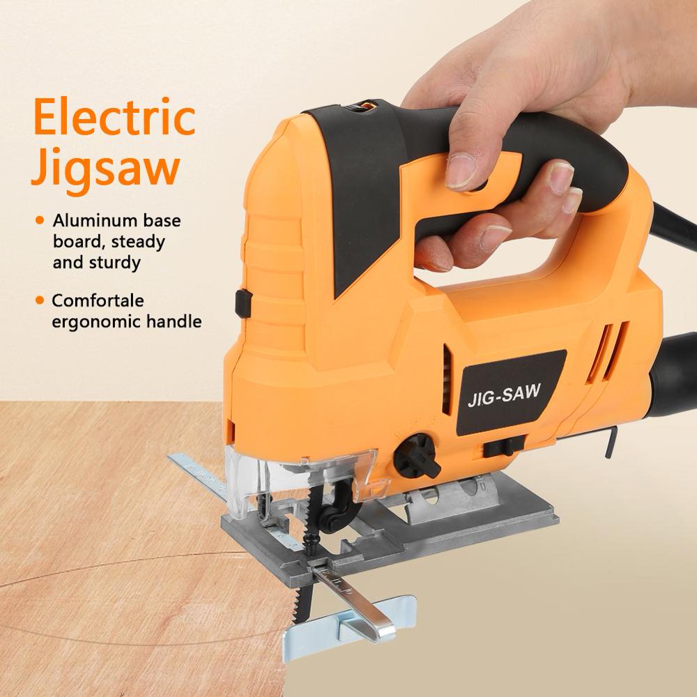 OTVIAP 800W Handheld Electric Jigsaw Laser Guide Dust Extraction with
