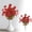A, variant on Autumn Simulation Eucalyptus, Autumn Red 35x20cm, for Outdoor Garden, Yard Landscaping, Patio, Porch, Wedding, Home Decor, Includes 1 Stem