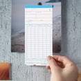thumbnail image 2 of 1 juego de tarjetas de tiempo en inglés, tarjetas de tiempo de doble cara, tarjetas de papel de tiempo, tarjetas de tiempo de asistencia, 2 of 8