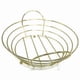 thumbnail image 5 of Vintage Metal Bread Basket with Liner for Serving and Storage, 5 of 5
