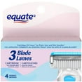 thumbnail image 1 of Equate Women’s 3 Blade Razor Cartridges, 1 of 3