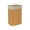 Natural, variant on Household Essentials Bamboo Laundry Hamper with Rope Handles, Lid and Removable Machine Washable Laundry Bag, 19-Gallons, Natural