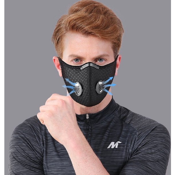 Outdoor Sports Half Face Cover Activated Carbon Filter Breathable