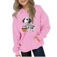 thumbnail image 3 of MKOSPLRT Kids Hoodies Halloween Sweatshirts 4-14Y Long Sleeve Cute Print Pullover Tops Funny Holiday Sweatshirts with Pocket, 3 of 5