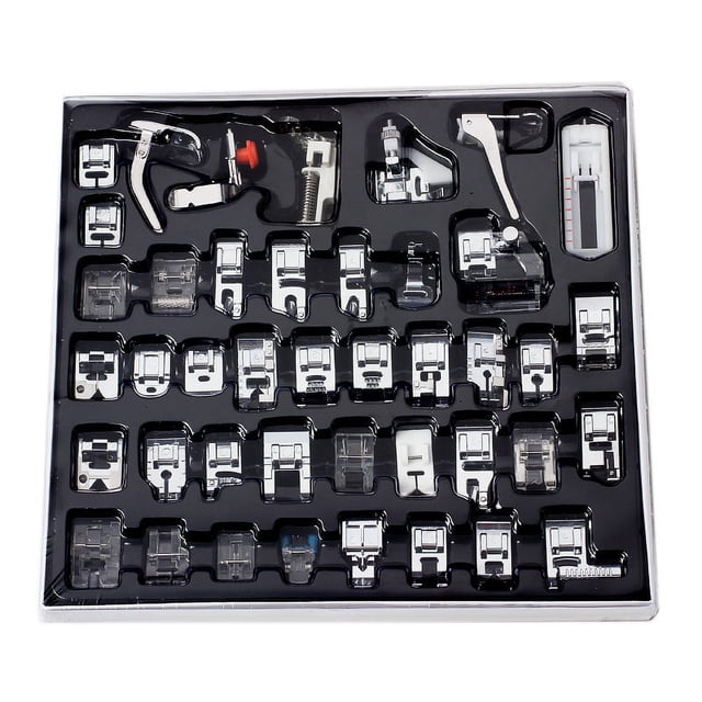 Accesorios de costura multifuncionales para el hogar 32 piezas 42 piezas 48 piezas 52 piezas 62 piezas 72 juego de prensatelas para máquina de coser