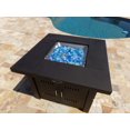 thumbnail image 5 of Hiland RGLASS-2-BB Fire Glass, 20 lb, Bahama Blend, 5 of 5