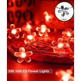 thumbnail image 4 of Cadena de luces JACUXLSS Cherry Blossom, 100 LED, 10 m, enchufable, color rojo, 4 of 9