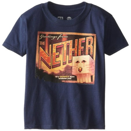 Minecraft - Nether Postcard Youth T-Shirt